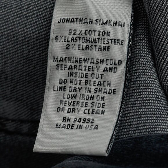 Jonathan Simkhai Wiley Medium Pebble Denim Joggers - Picture 11 of 12